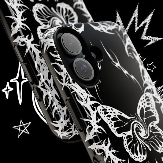 Chaos Butterfly Phone Case | Gothic Tribal Cover | NekoStyleStudio