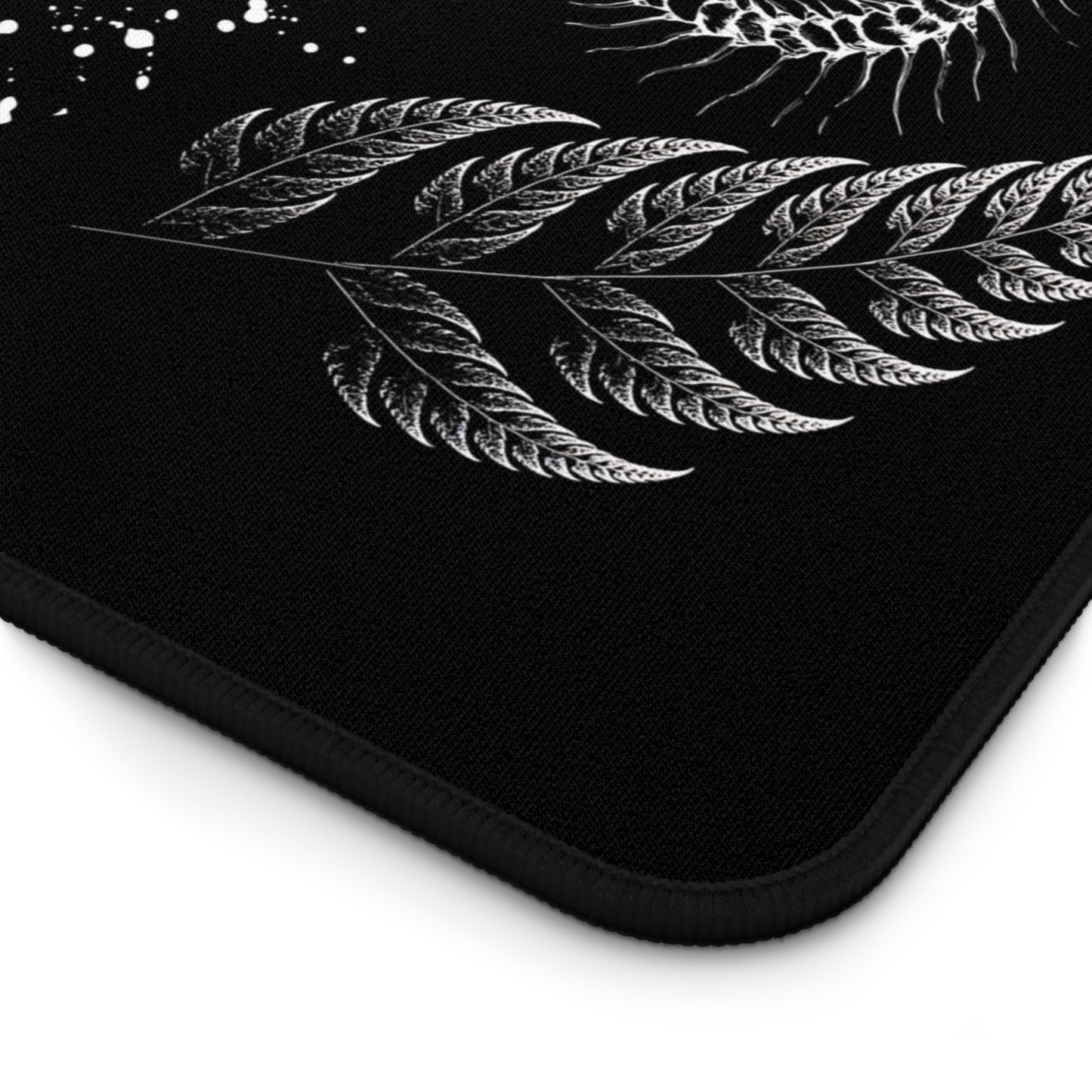 Gothic Moth Mousepad - Skull & Moon Phases Desk Mat for Occult Aesthetic