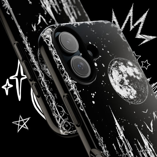 Gothic Cathedral Phone Case | Dark Aesthetic Moon Cover | NekoStyleStudio