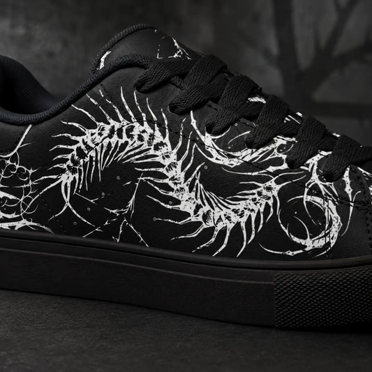 Black Gothic Centipede Sneakers