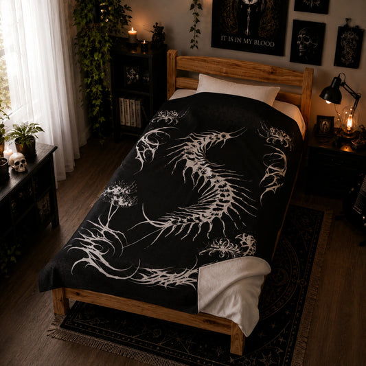 Gothic Centipede Blanket