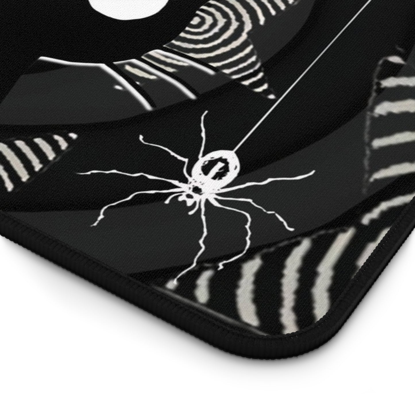 Kawaii Gothic Mouse Pad - Creepy Cute Bunny & Cat XL Gaming Desk Mat