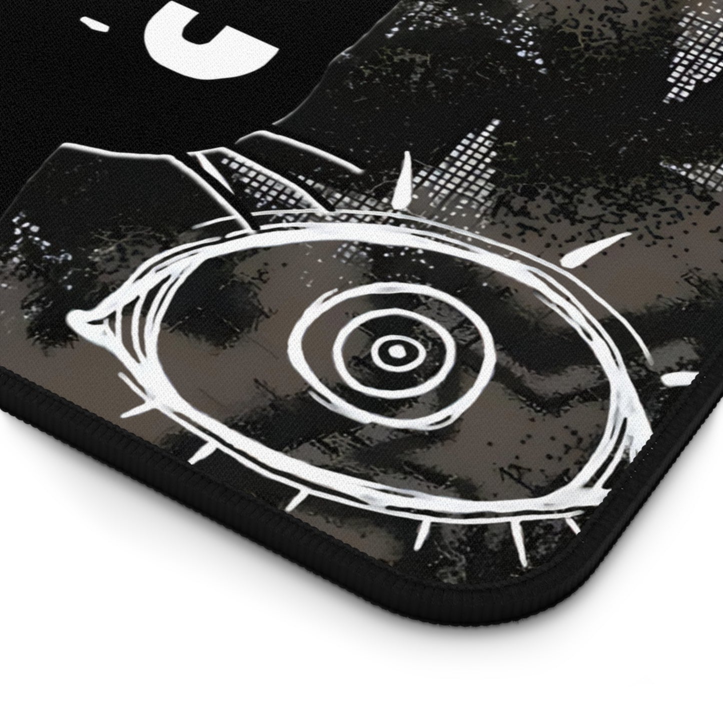 Dark Punk Pad Trippy Bunny &amp; Cat Mousepad Alt Grunge Desk Mat Weirdcore Aesthetic Gaming Pad for Emo Desks Indie Alt Room Decor