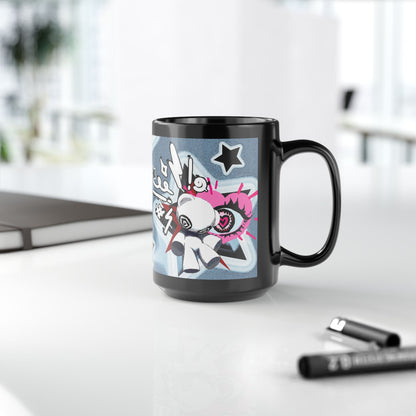Edgy Pop Art Mug - Dark Aesthetic Coffee Cup