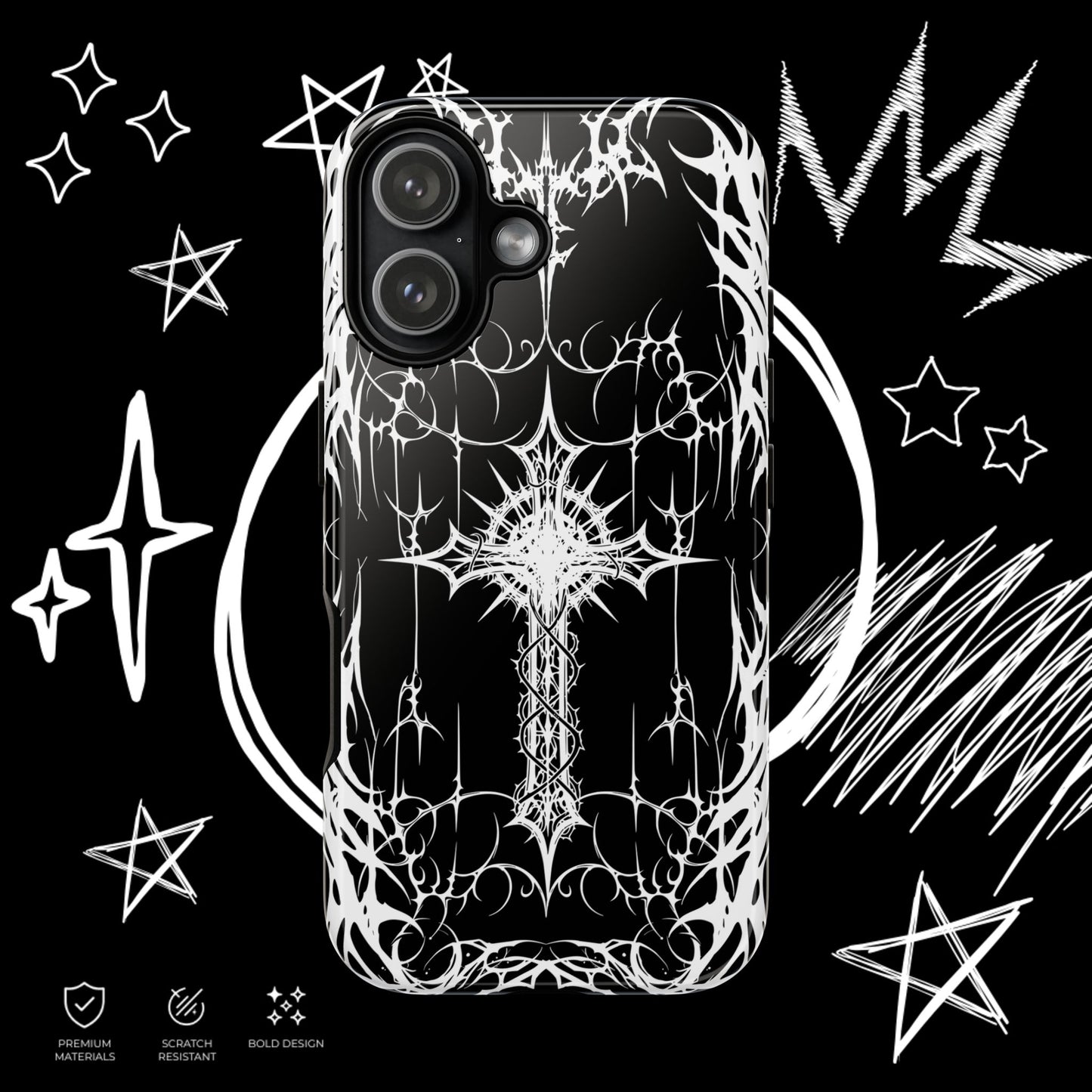 Gothic Cross Phone Case