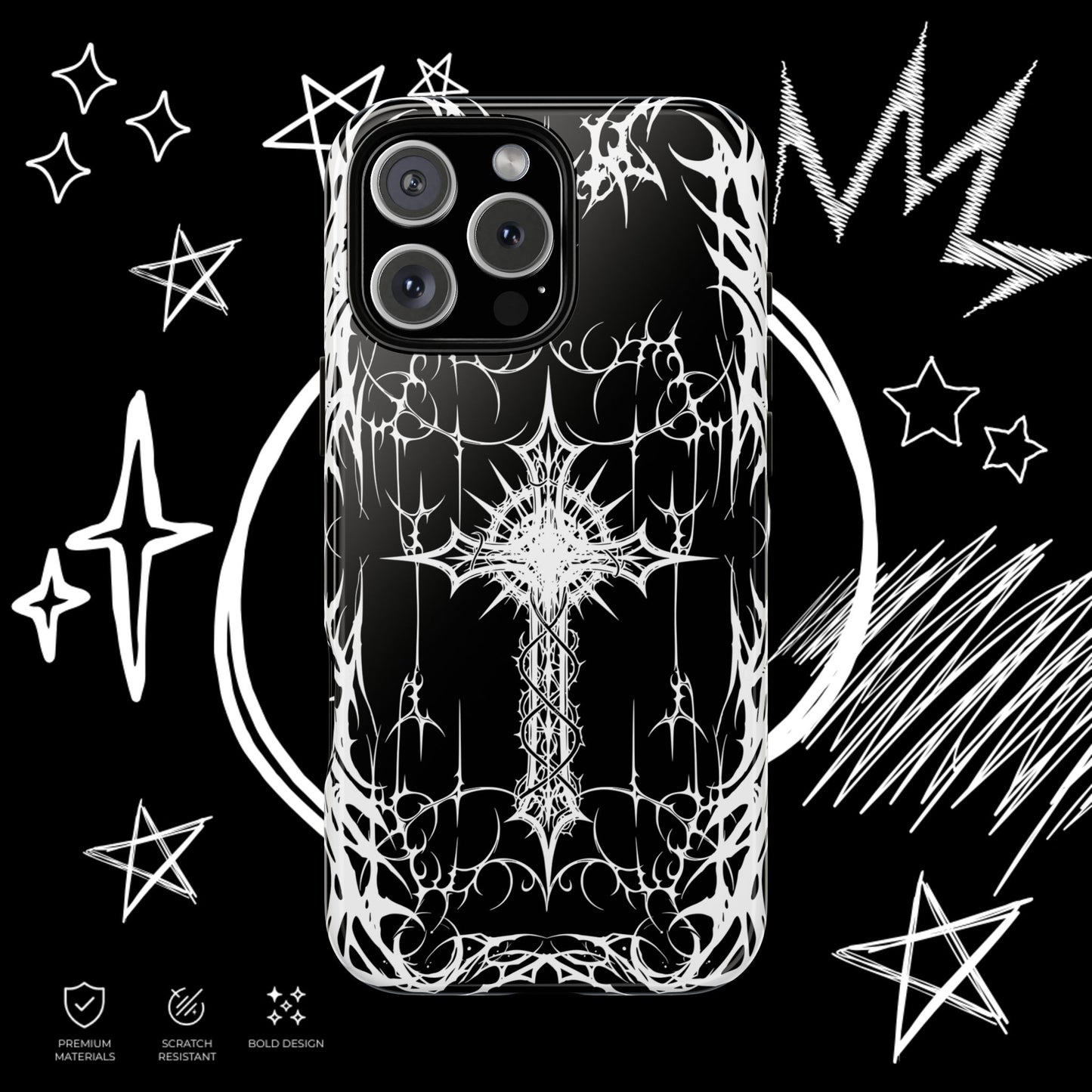 Gothic Cross Phone Case