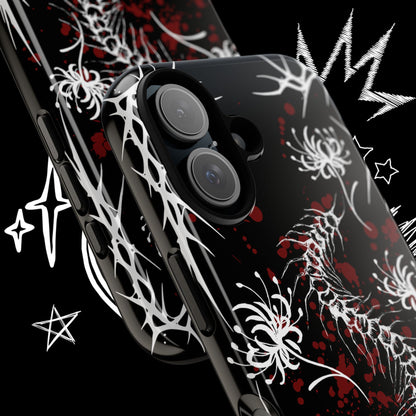 Gothic Centipede Phone Case | Blood Splatter Design | NekoStyleStudio