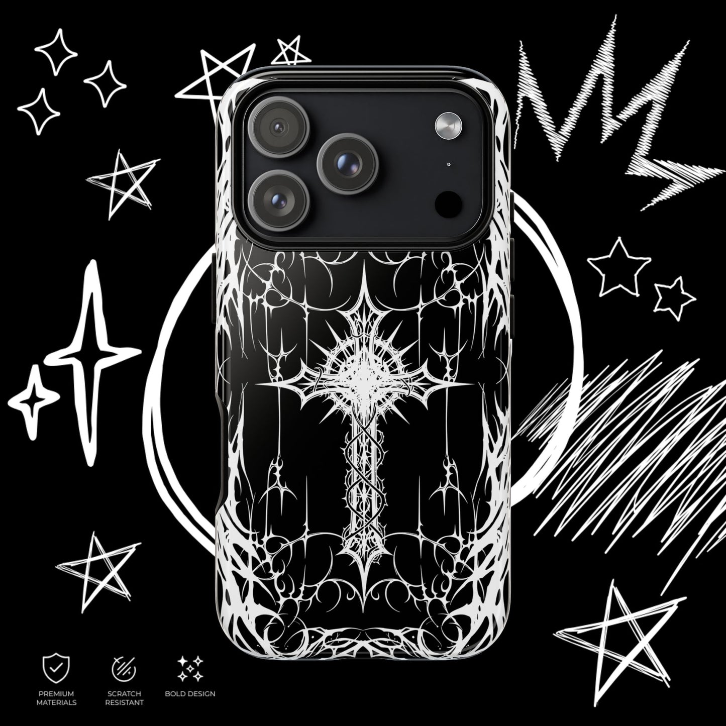 Gothic Cross Phone Case