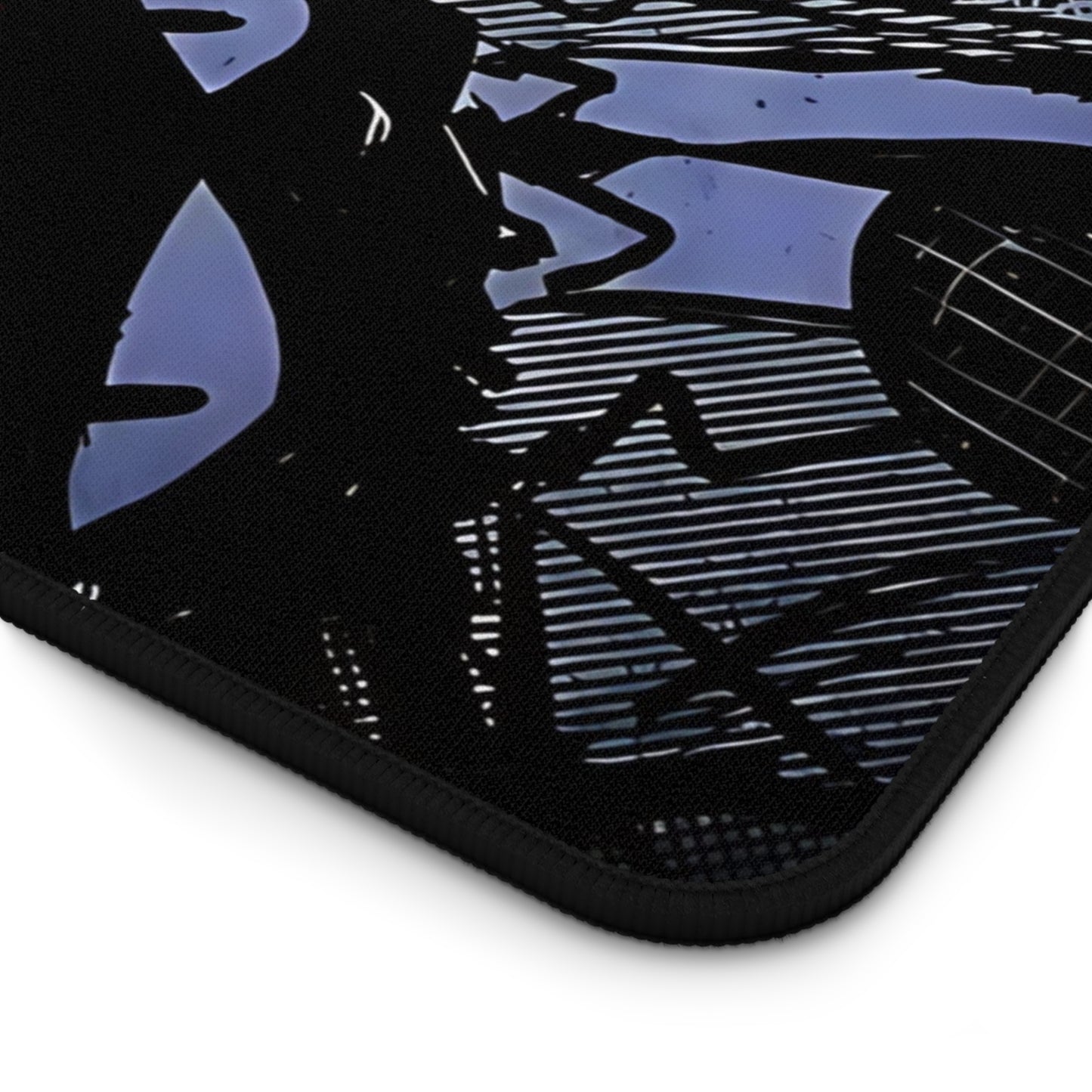 Dark Punk Anime Mousepad XL - Creepy Cat Gaming Desk Mat