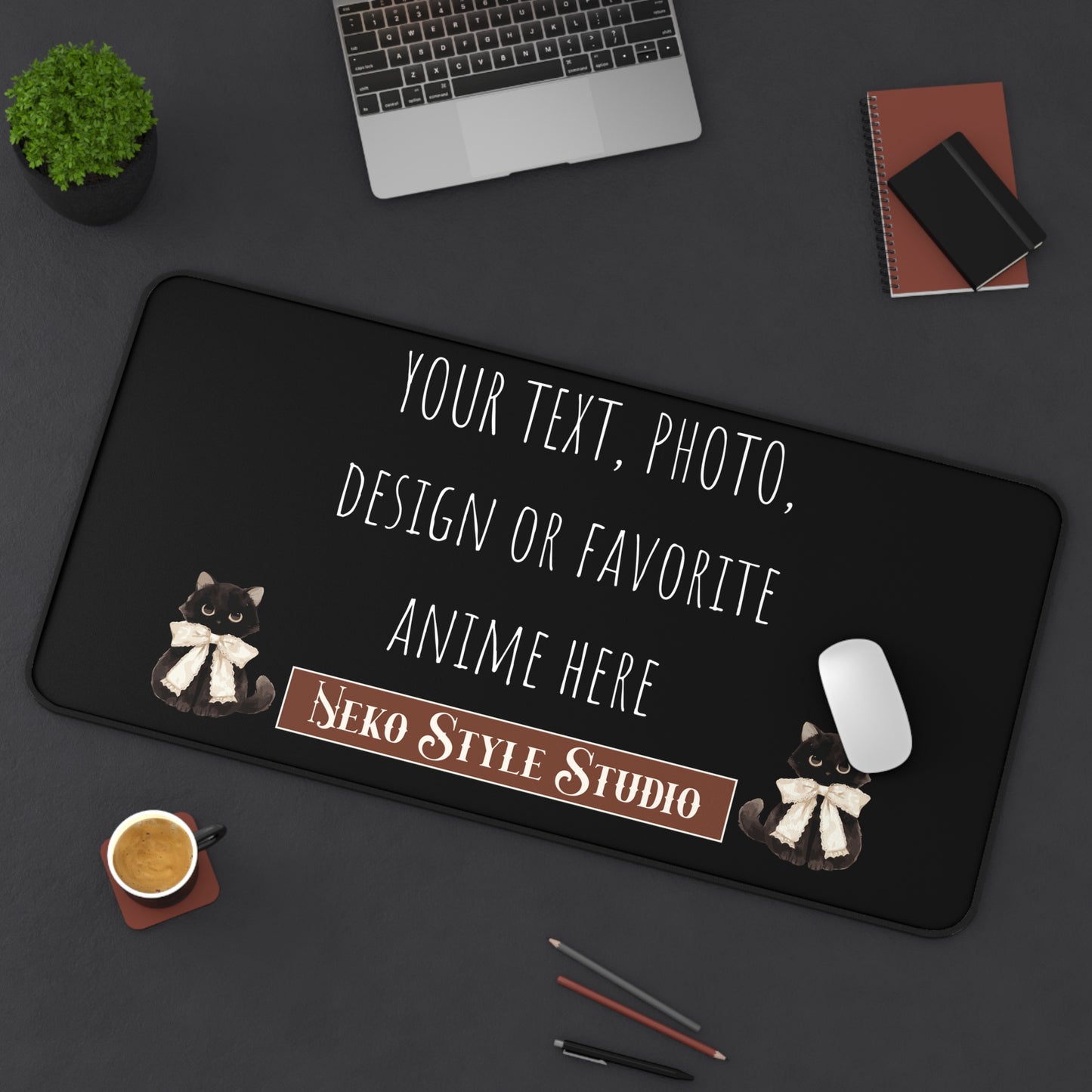 Custom Gamer Mousepad - Personalized Anime Desk Mat Gift