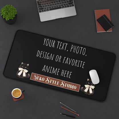 Custom Gamer Mousepad - Personalized Anime Desk Mat Gift