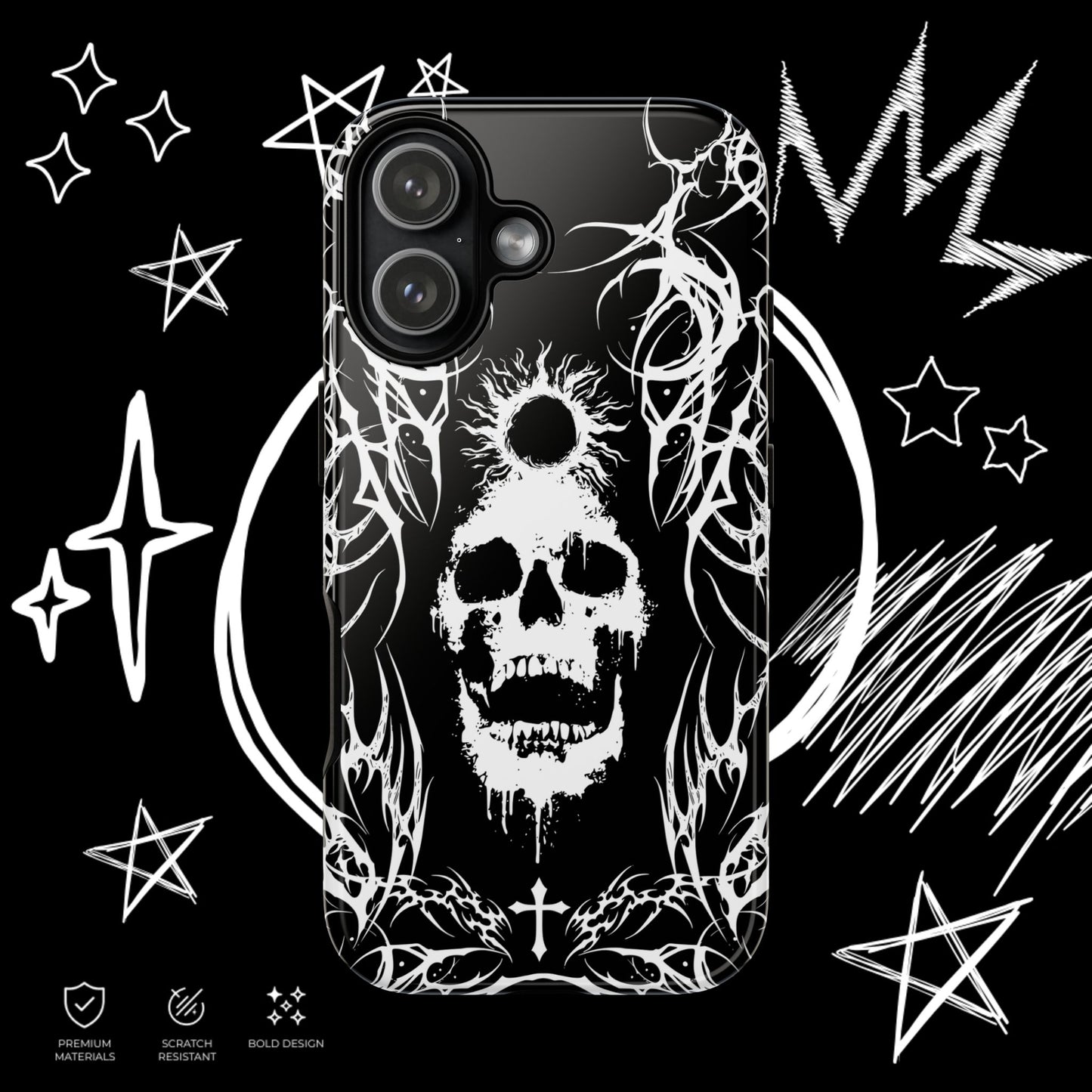 Gothic Skull Phone Case