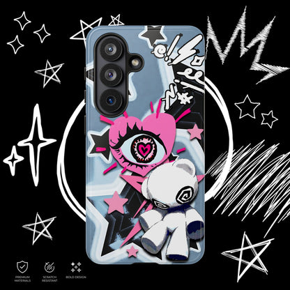 Kawaii Punk Phone Case | Pastel Alt Teddy Bear | NekoStyleStudio