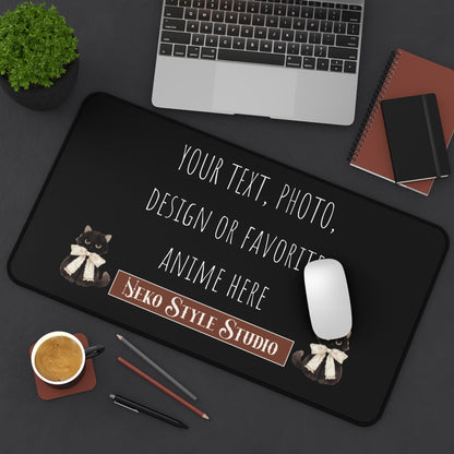 Custom Gamer Mousepad - Personalized Anime Desk Mat Gift