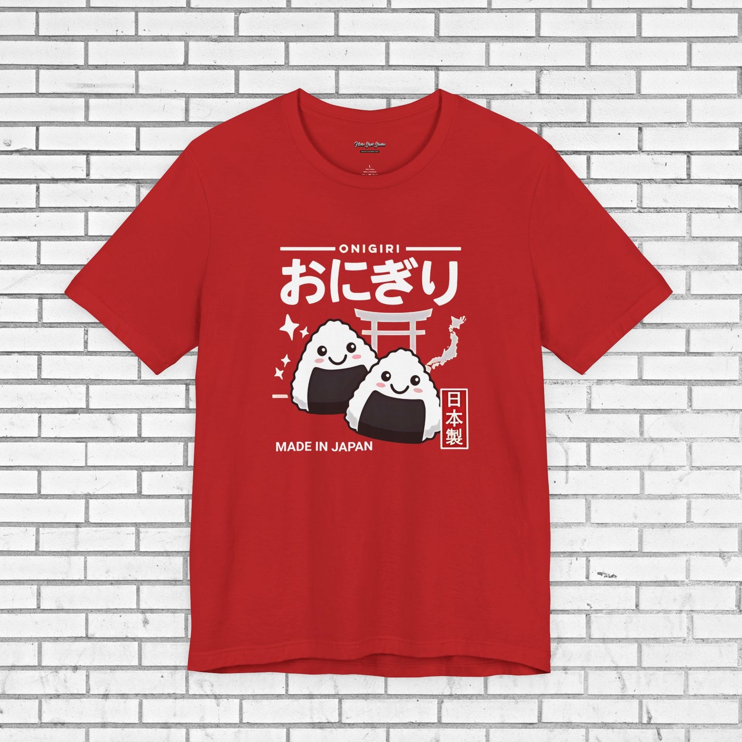 Kawaii Onigiri Shirt - Japanese Rice Ball Foodie Tee