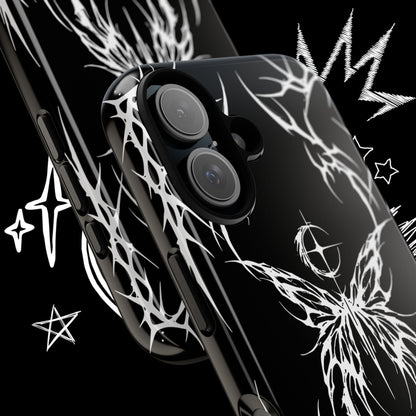 Gothic Butterfly Phone Case | Dark Tribal Goth | NekoStyleStudio