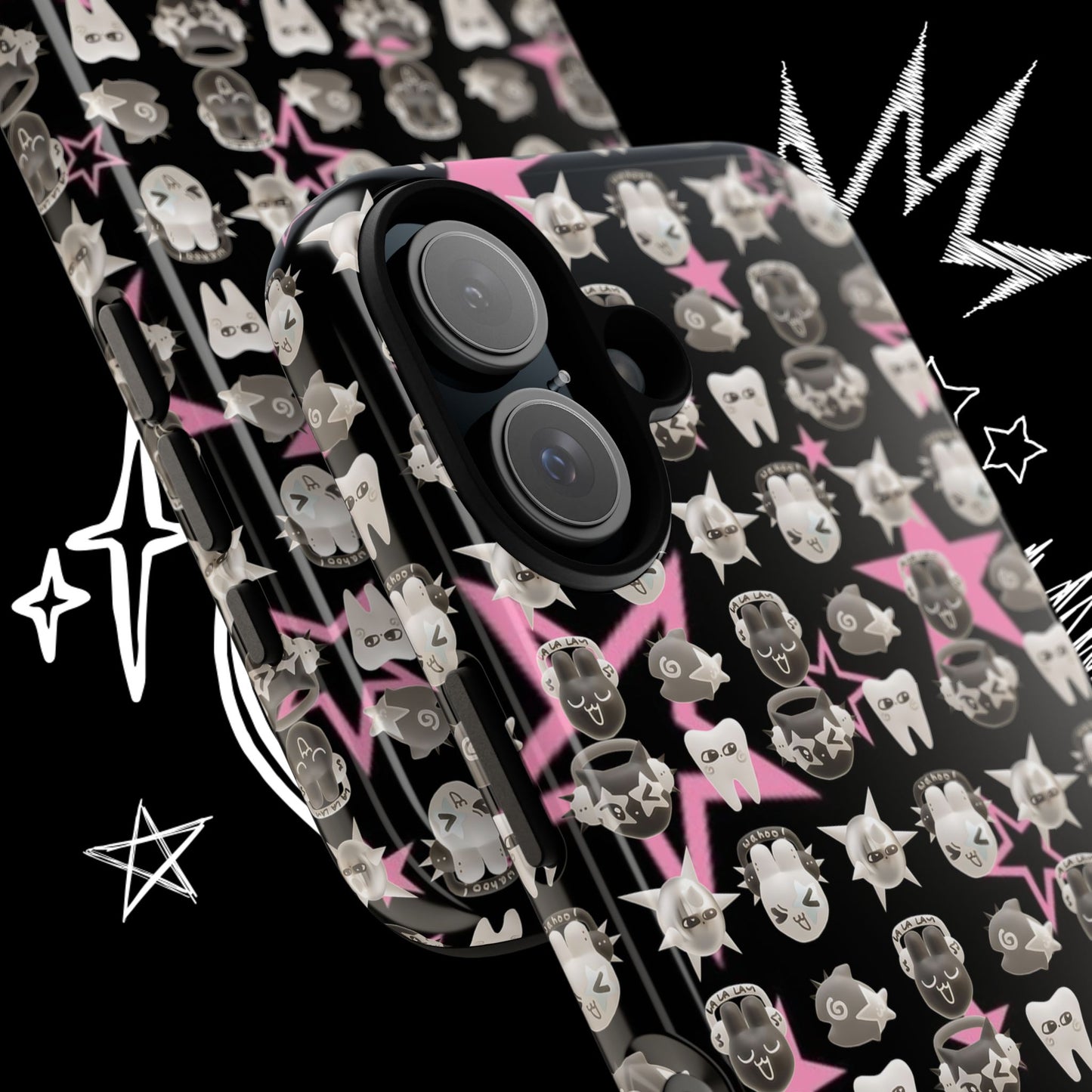 Kawaii Goth Phone Case | Creepy Cute Cover | NekoStyleStudio