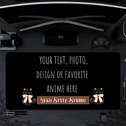 Custom Gamer Mousepad - Personalized Anime Desk Mat Gift