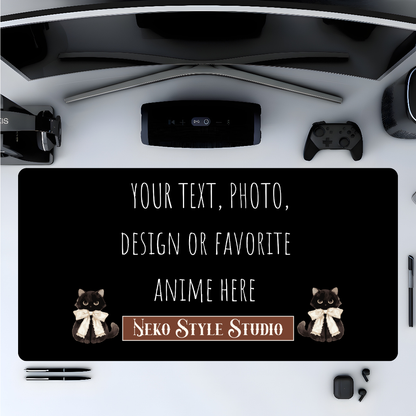 Custom Gamer Mousepad - Personalized Anime Desk Mat Gift