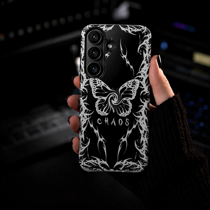 Chaos Butterfly Phone Case | Gothic Tribal Cover | NekoStyleStudio
