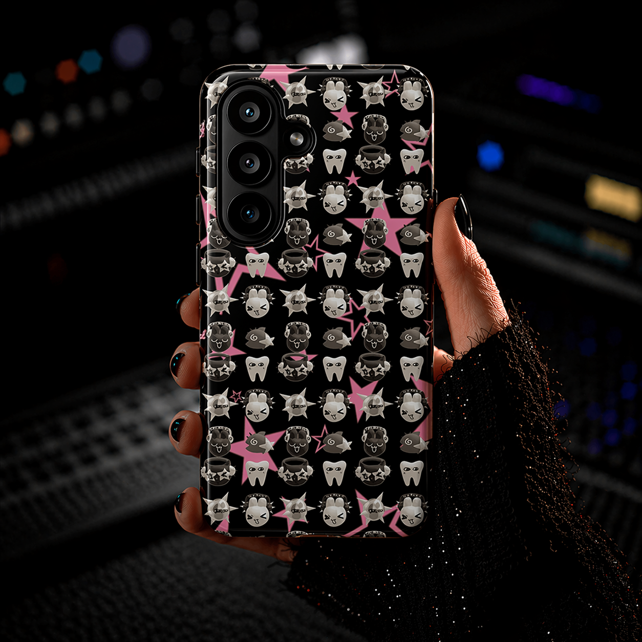 Kawaii Goth Phone Case | Creepy Cute Cover | NekoStyleStudio