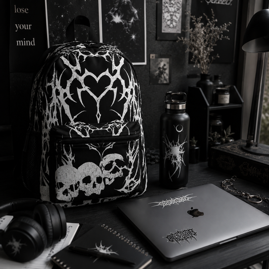 Gothic Skulls Backpack