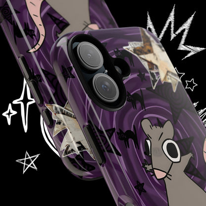 Karma Rat Phone Case | Weirdcore Grunge Purple | NekoStyleStudio