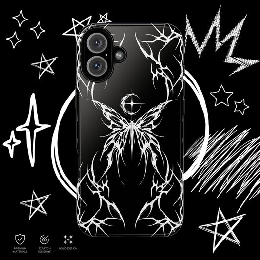 Dark Tribal Phone Case – iPhone 17 Glossy | NekoStyleStudio