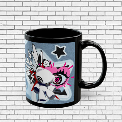 Edgy Pop Art Mug - Dark Aesthetic Coffee Cup