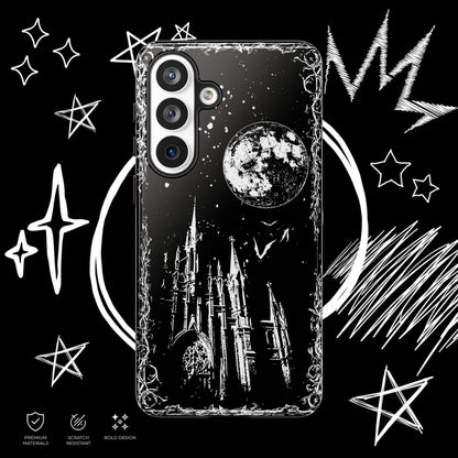 Gothic Cathedral Phone Case | Dark Aesthetic Moon Cover | NekoStyleStudio