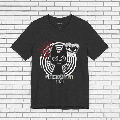 Dark Punk Cat Shirt - Sadcore Aesthetic Grunge Tee