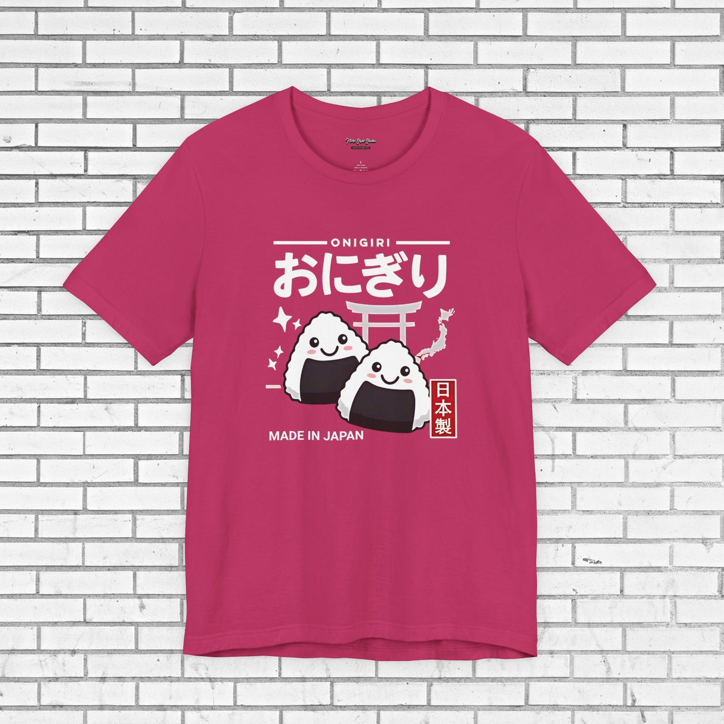 Kawaii Onigiri Shirt - Japanese Rice Ball Foodie Tee
