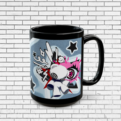 Edgy Pop Art Mug - Dark Aesthetic Coffee Cup
