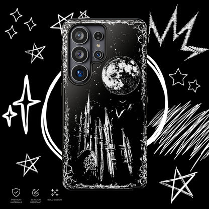 Gothic Cathedral Phone Case | Dark Aesthetic Moon Cover | NekoStyleStudio