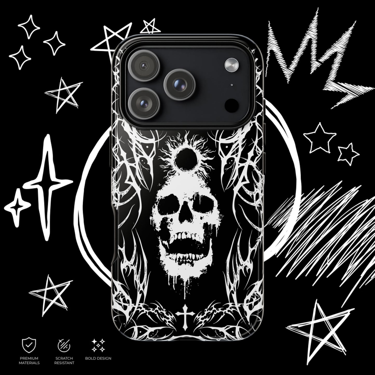Gothic Skull Phone Case