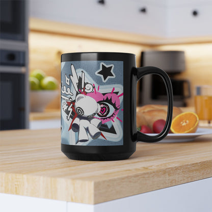 Edgy Pop Art Mug - Dark Aesthetic Coffee Cup