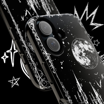 Gothic Cathedral Phone Case | Dark Aesthetic Moon Cover | NekoStyleStudio
