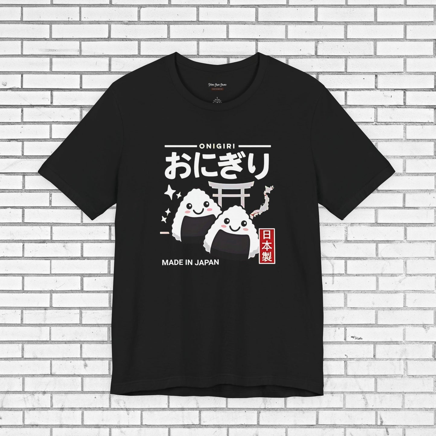Kawaii Onigiri Shirt - Japanese Rice Ball Foodie Tee