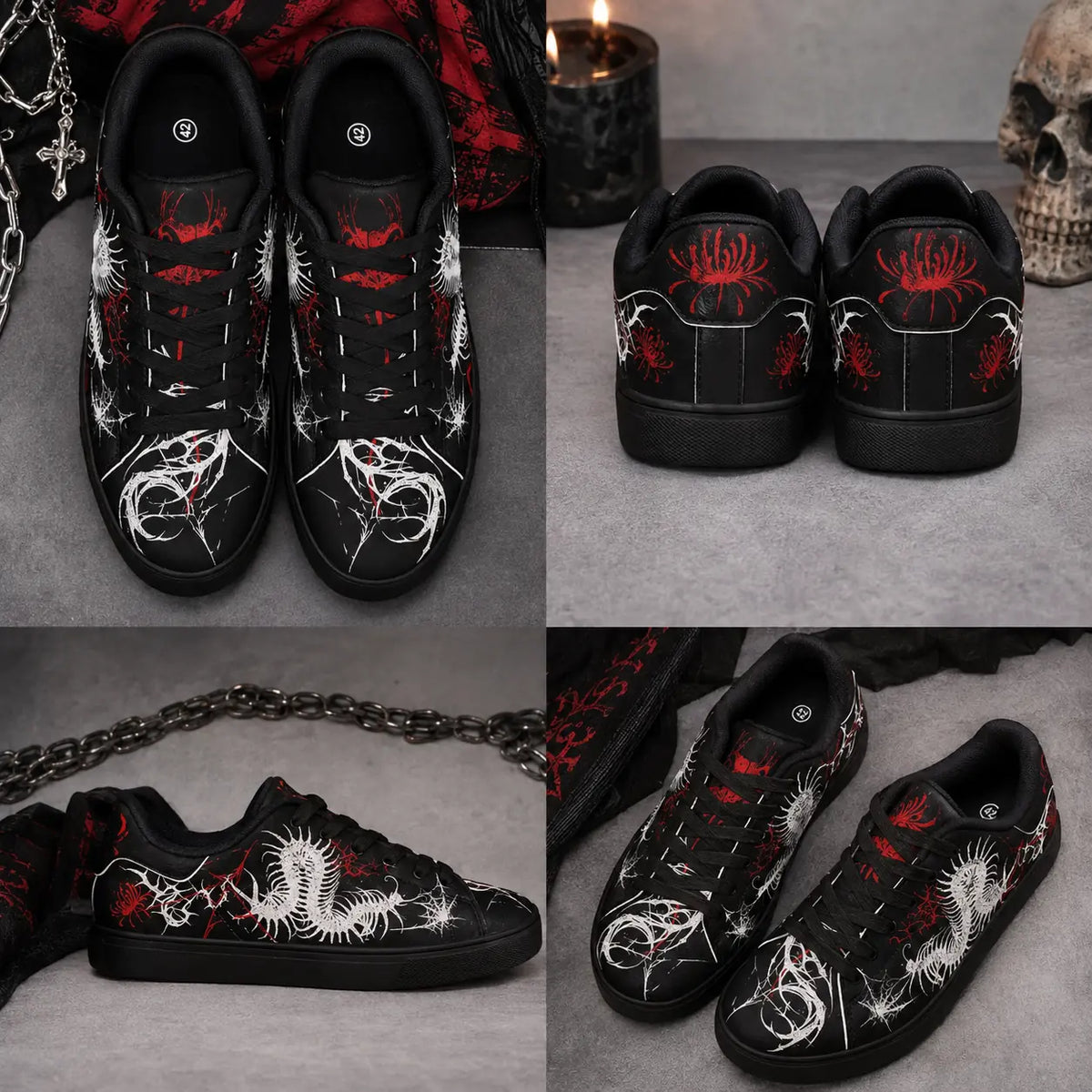 Gothic Centipede Sneakers