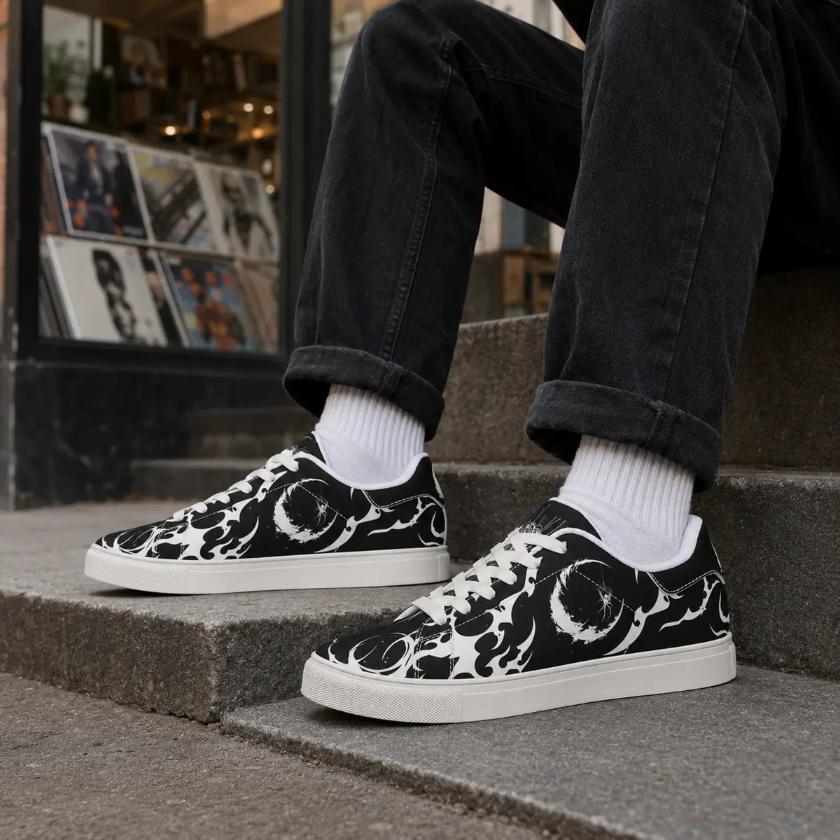 Gothic Moon Spider Sneakers