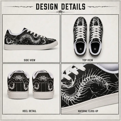 Black Gothic Centipede Sneakers