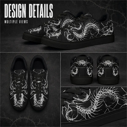Black Gothic Centipede Sneakers