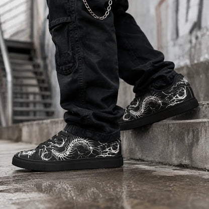 Black Gothic Centipede Sneakers