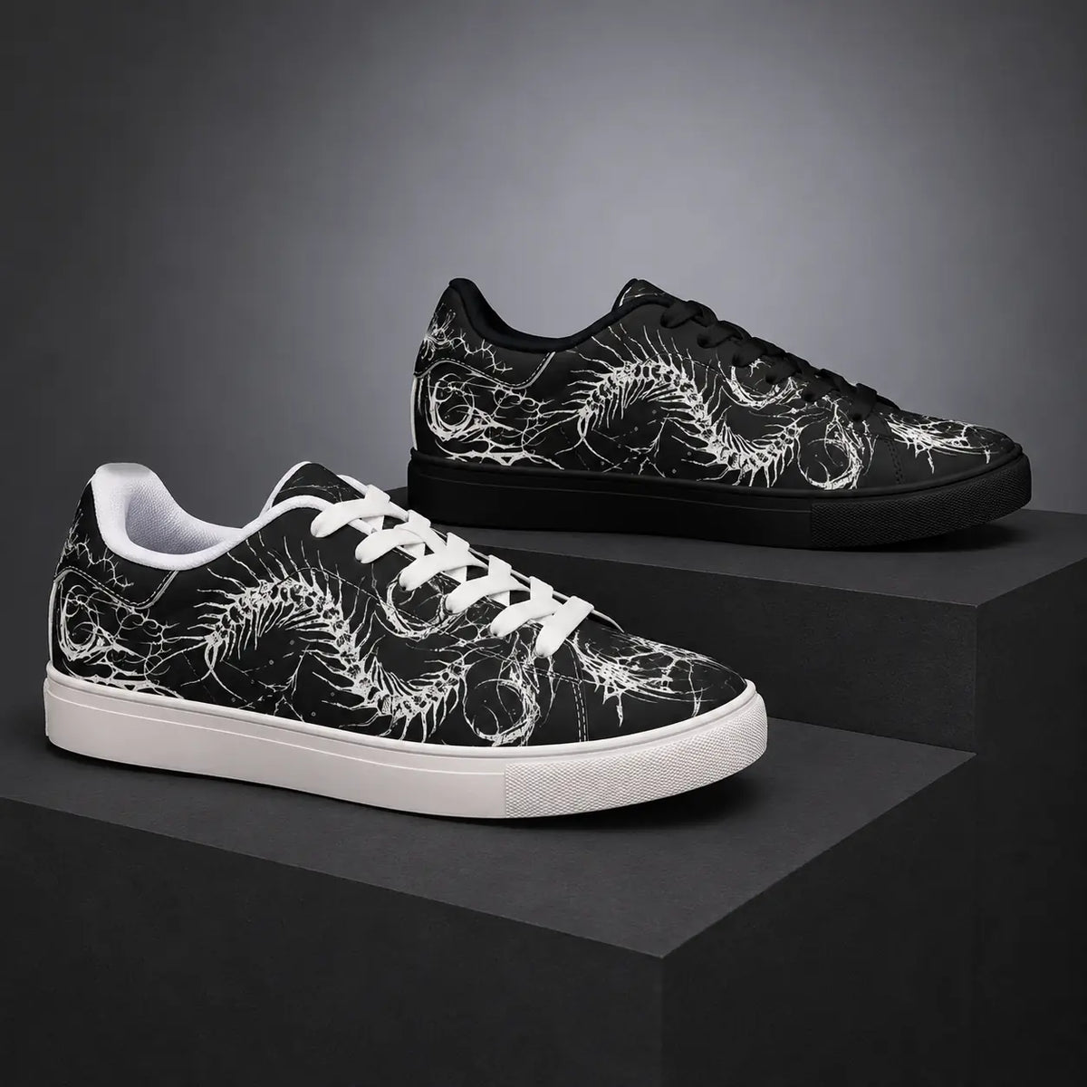 Black Gothic Centipede Sneakers