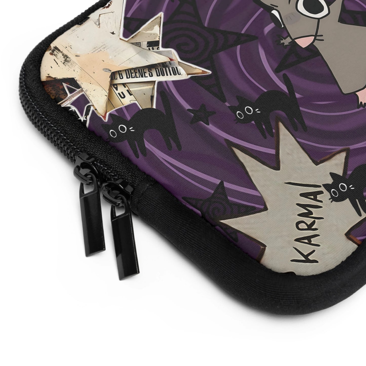 Karma Rat Laptop Sleeve — Trippy Funny Alt Aesthetic Laptop Case