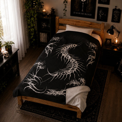 Gothic Centipede Blanket