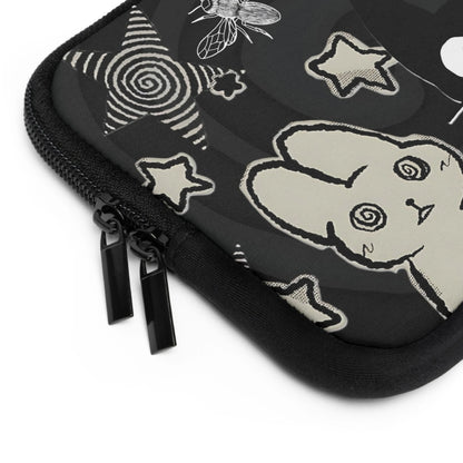 Cat & Bunny Laptop Sleeve — Emo Kawaii Alt Aesthetic Case
