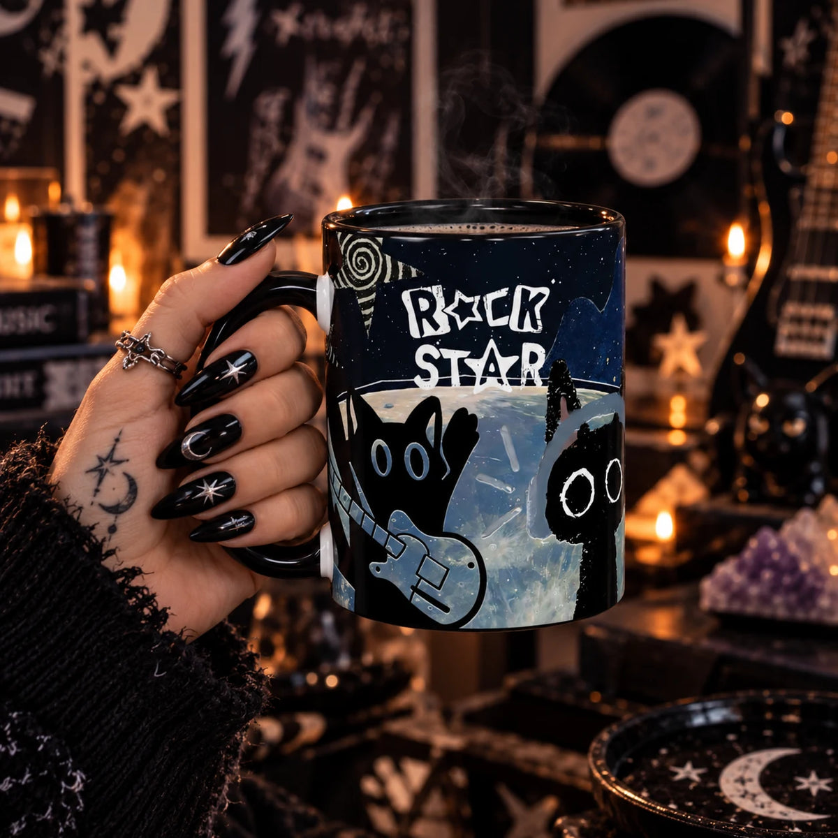 Rockstar Cat Mug