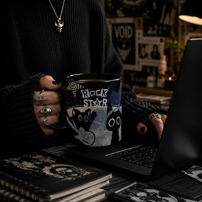 Rockstar Cat Mug