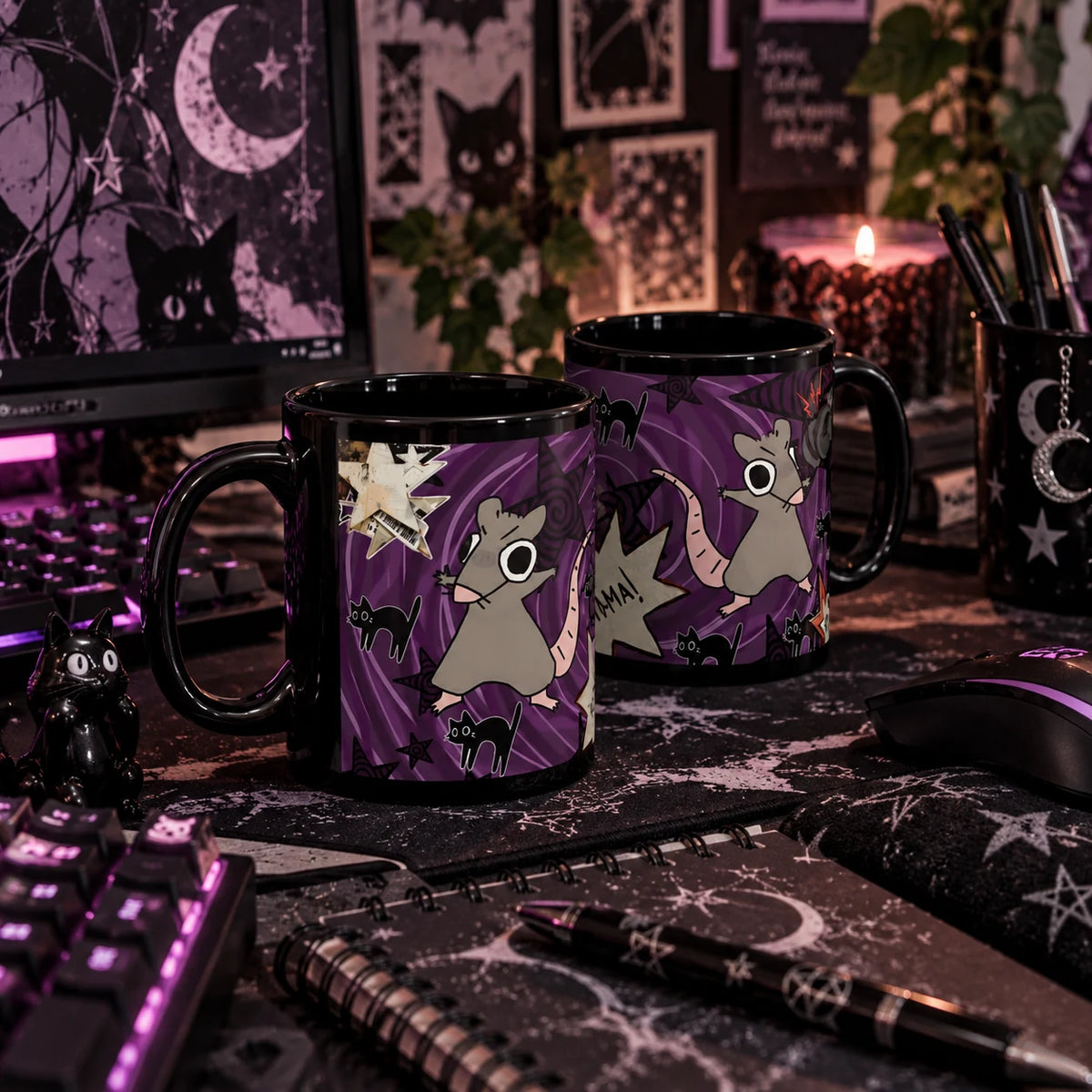 Dark Punk Rat Mug